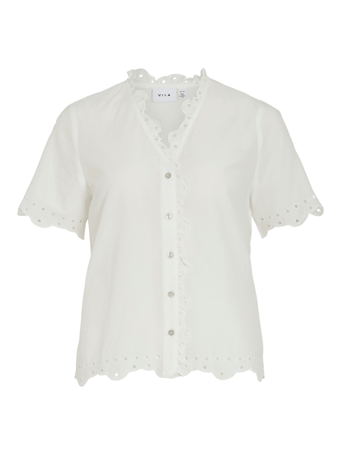 VIANGLASSI Shirt - Snow White - VERO MODA & VILA Bergvik